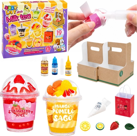 Kreativset DIY Mini-Getränke: Milk Tea & Bubble Tea
