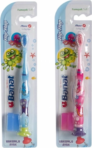 BANAT FlipFlap Junior Soft Kinderzahnbürste, weich, 5+