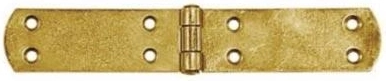 Französisches Scharnier 140 × 33 × 2,5 mm, gelb verzinkter Stahl