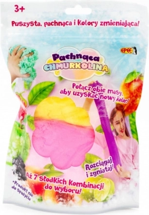 Plastische Duft-Cloudcola 1 Packung, Serie 4, MISCHFARBEN (2x30 g) Rosa+Gelb (Mango)