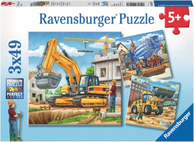 Ravensburger Puzzle Große Baumaschinen