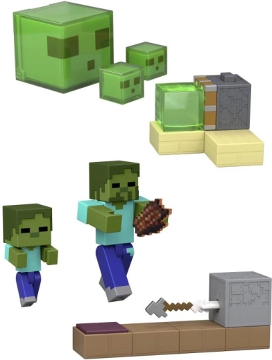 Minecraft Actionfigur 8 cm mit Spielezubehör