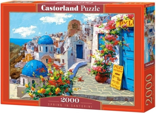 Puzzle mit 2000 Teilen – Frühling auf Santorini
