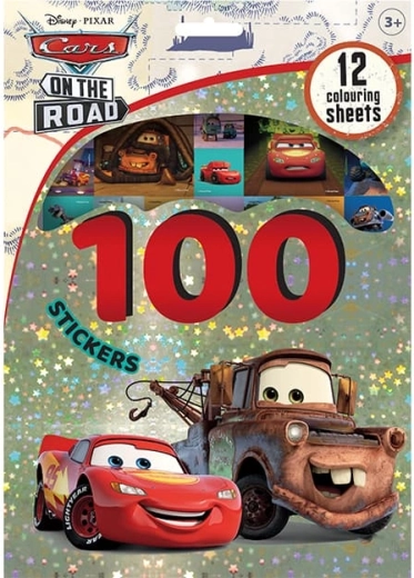 100 Sticker mit Ausmalbildern – Autos