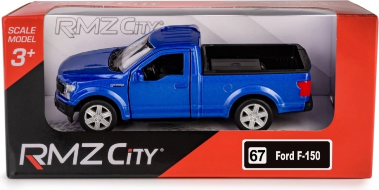 Metallmodell RMZ City Ford F‑150 1:32 blau