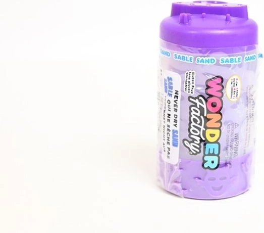 MGA Wonder Factory NeverDrySand violetter Sand in der Dose mit 4-in-1-Roller