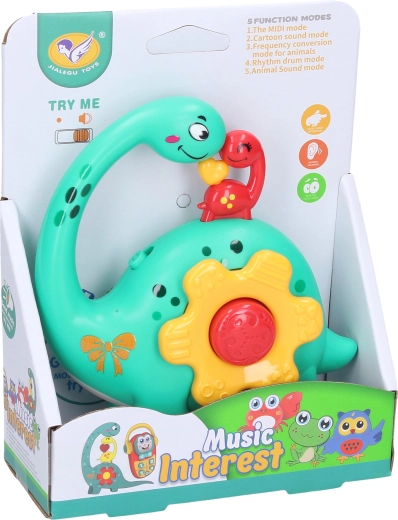 Dinosaurier mit Licht- und Soundeffekten 12 cm – 1 Stück
