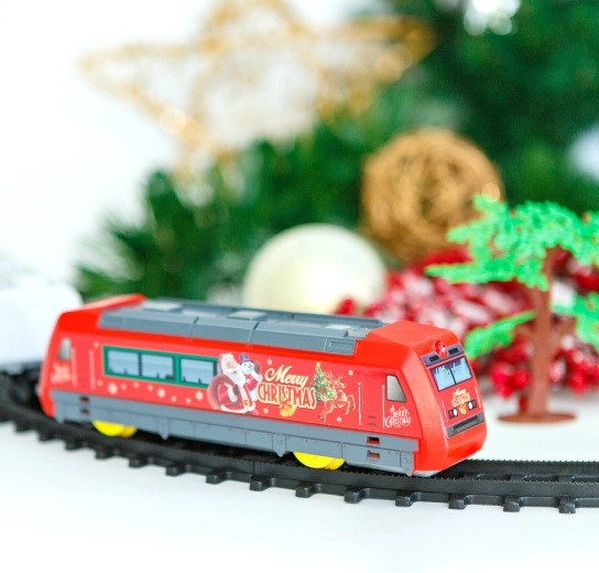 Elektrischer Weihnachtszug mit Licht und Musik