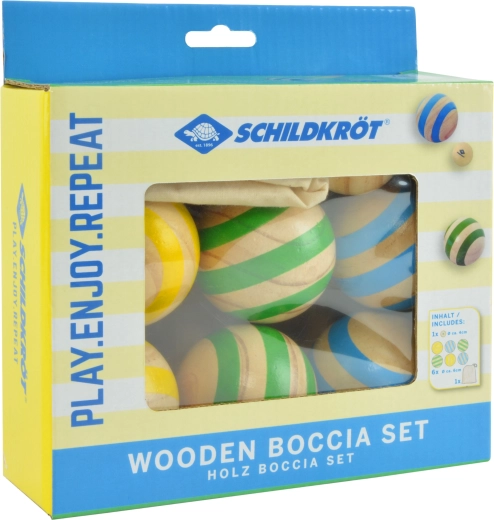 Schildkröt Boccia Holz-Set