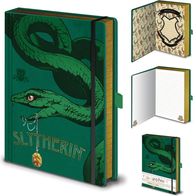 Premium-Notizblock A5 Harry Potter – Slytherin