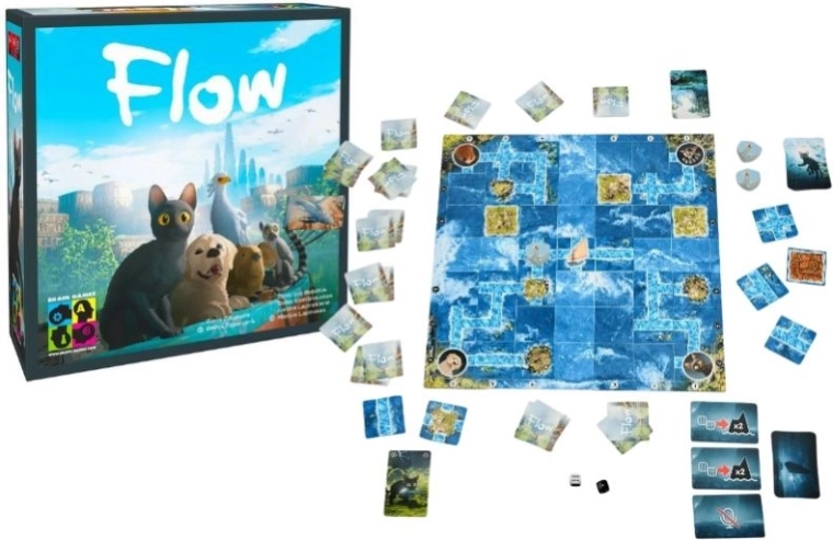 Flow kooperatives Brettspiel in Echtzeit - 1 Stück