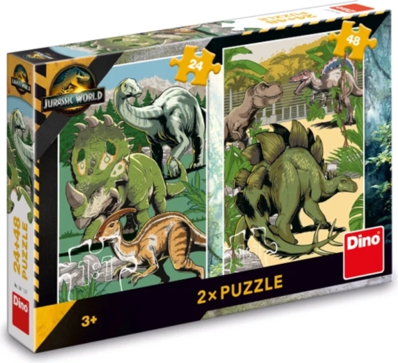 Jurassic World Kinderpuzzle 24 und 48 Teile