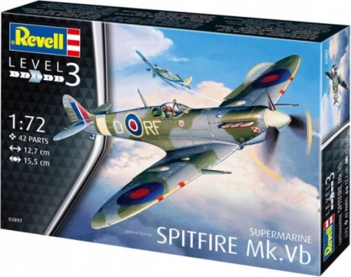 Plastikmodell des Flugzeugs Supermarine Spitfire Mk.VB