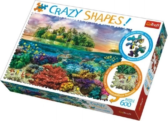 Puzzle 600 Crazy Shapes Tropische Insel