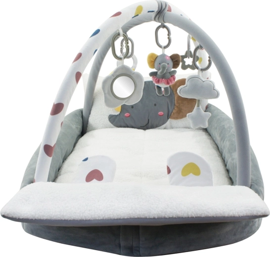 2Kids Toys Spieldecke mit Spielbogen und Umrandung Elefant