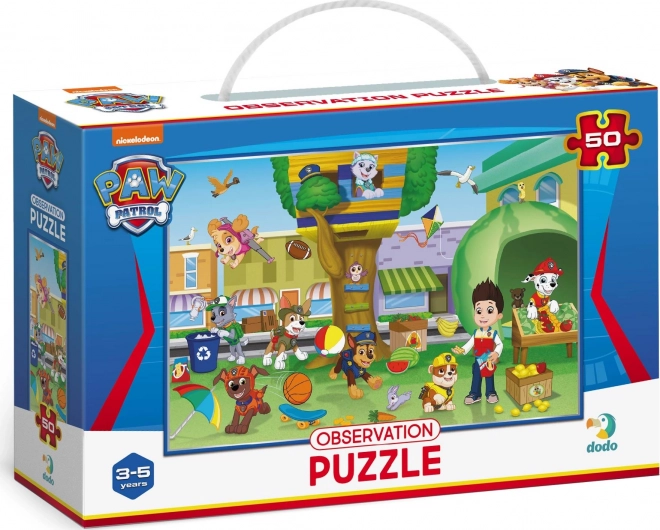 Suchpuzzle mit Bildern PAW PATROL 50 Teile DODO