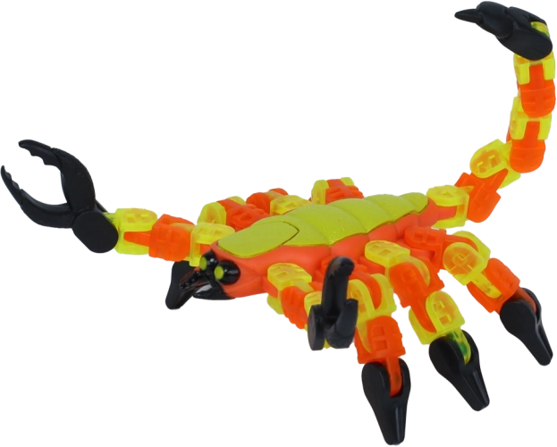 Klixx Creaturez Skorpion – biegsamer Klicker für kreatives Spielen