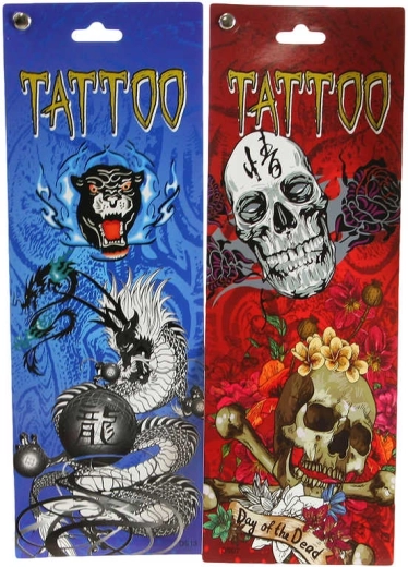 Kinder-Temporärtattoos – Set mit 6 Bögen