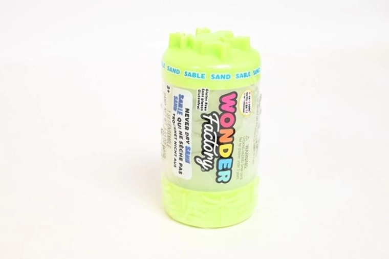 MGA Wonder Factory NeverDrySand grüner kinetischer Sand mit 4-in-1-Rolle