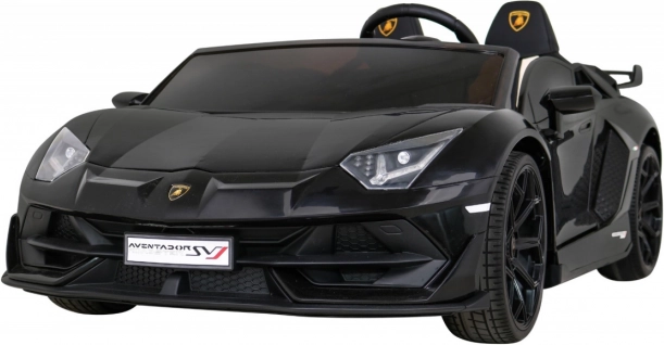 Elektrisches Kinderauto Lamborghini Aventador SVJ Drift, für 2 Kinder, schwarz