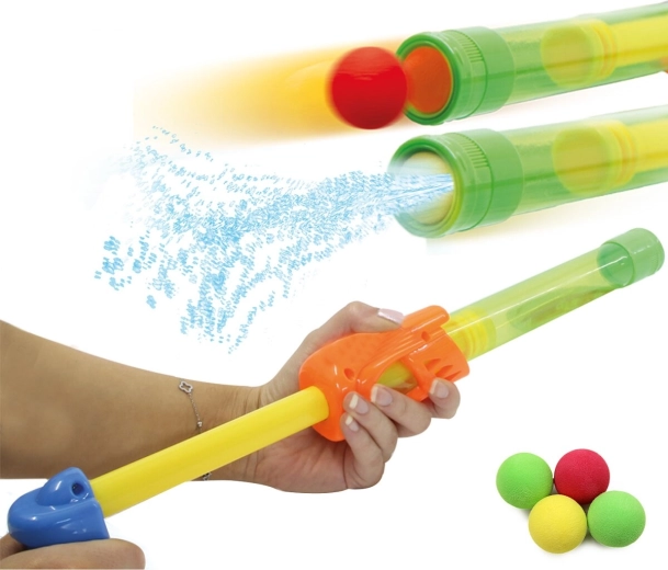 McFizz Mc Fizz 2-in-1 Wasserpistole und Abschießer für weiche Bälle (grün)