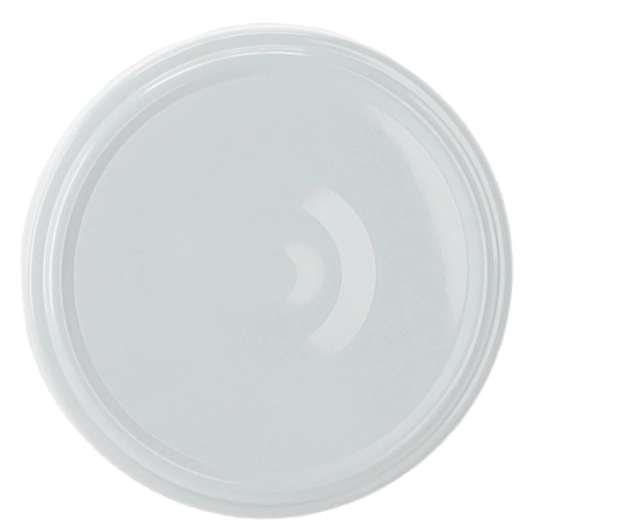 Weißer Einmachdeckel 82 mm mit 6 Haltenasen