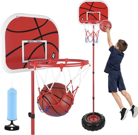 Kinder-Basketballkorb mit verstellbarer Höhe 109–170 cm ISO TRADE