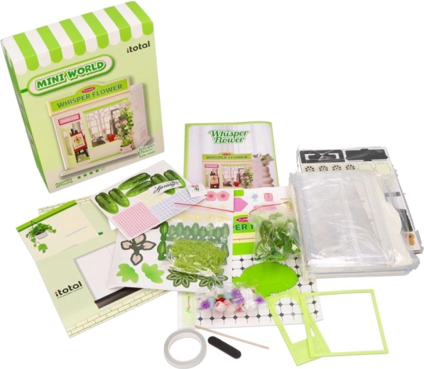 i-Total Mini-Blumenladen – DIY-Diorama zum Zusammenbauen