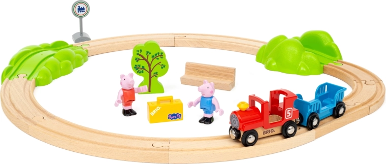 BRIO World Eisenbahnstrecke Peppa Wutz (Peppa Pig)