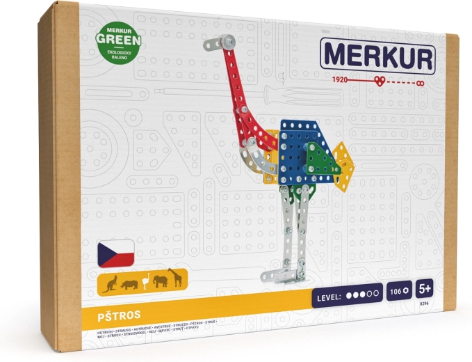 Merkur Zoo – Strauß, 106 Teile