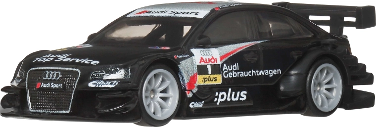 Hot Wheels Premium Kultautos Aero Styles Audi A4 2008 schwarz 1:64