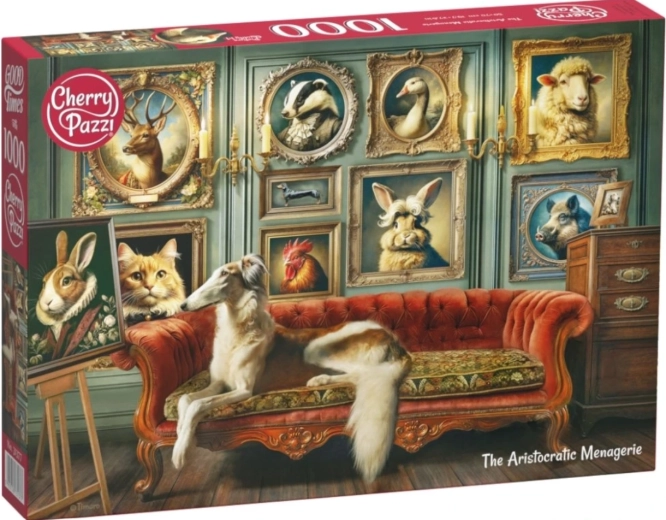 Puzzle CHERRY PAZZI Aristokratischer Zoologischer Garten 1000 Teile