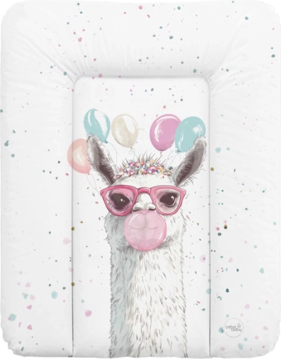 Ceba Baby weiche Wickelauflage Basic Crazy Lama 50 × 70 cm