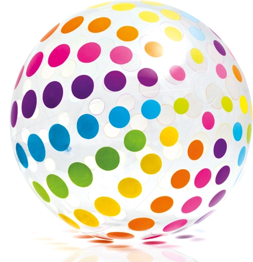Großer aufblasbarer Strandball 107 cm INTEX