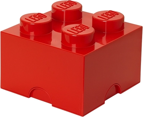 LEGO Aufbewahrungsbox 2x2 – rot