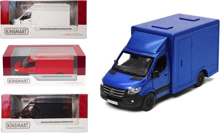 Mercedes-Benz Sprinter Metallmodell 1:48 mit Pull-Back-Antrieb