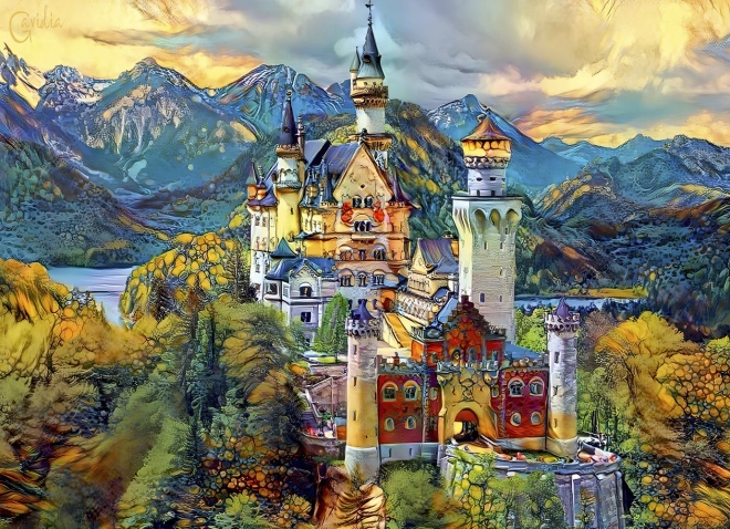 Puzzle Neuschwanstein 1000 Teile BLUEBIRD