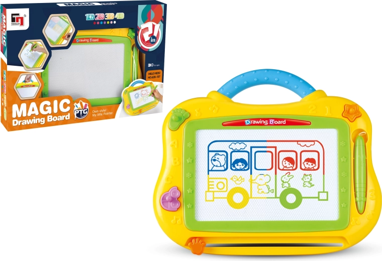 Magnetische Zeichentafel Magic klein, bunt