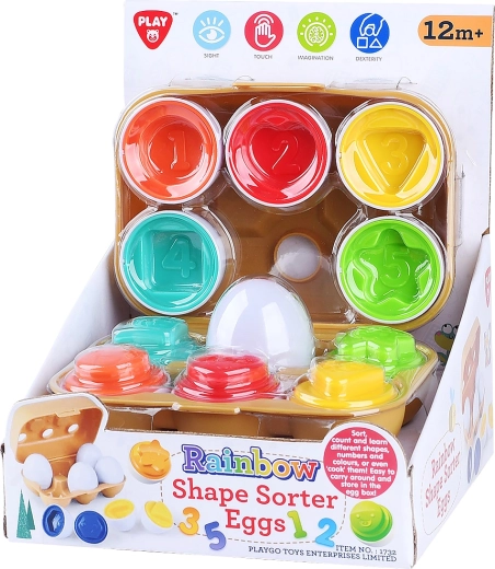 Playgo Regenbogen-Eierhülle