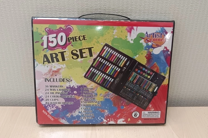 Malsch- und Kreativset mit 150 Teilen