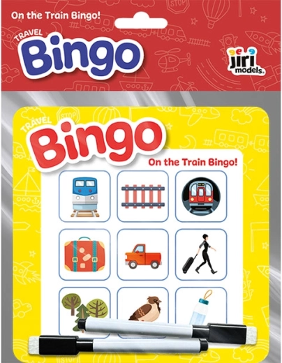 Reise-Bingo für Zugfahrten