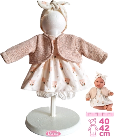 Kleidung für Puppe New Born 40–42 cm, 4-teiliges Set Llorens