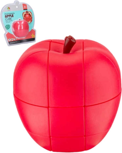 Kunststoff-Drehpuzzle Apfel 8 cm - 1 Stück
