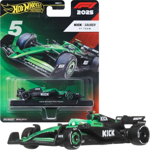 Hot Wheels Premium Formel 1 – Rennwagen Sauber Gabriel Bartoleto #5 (2025)