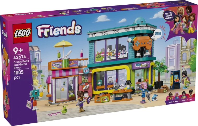 LEGO Friends Comic- und Spieleladen
