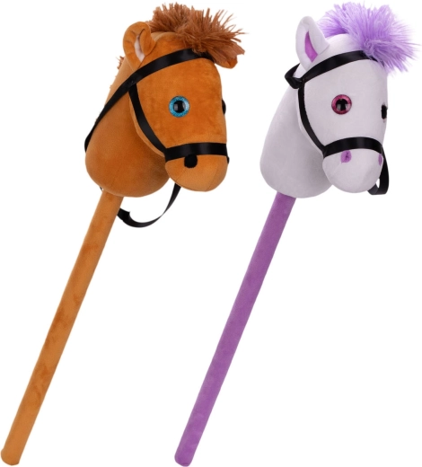Plüsch-Steckenpferd 75 cm (2 Farben)