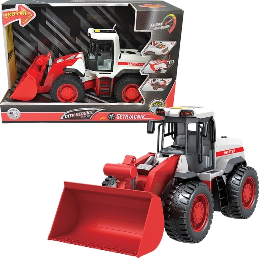 Bulldozer City Service Car 1:12 mit Sound und Licht
