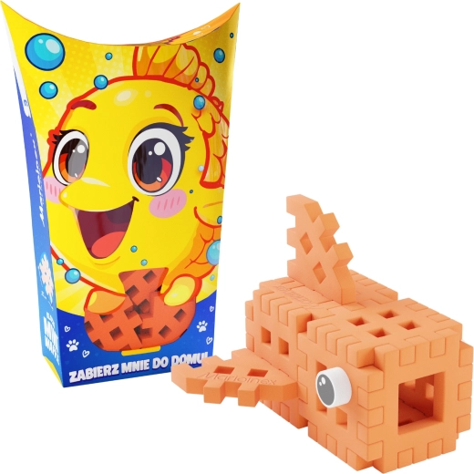 Konstruktionsbausatz Mini Waffle Pocket Pets – Fisch