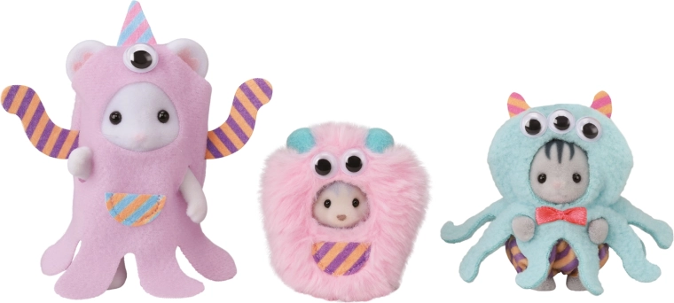 Sylvanian Families Trio Baby-Monster – Kostüm-Set mit Figuren