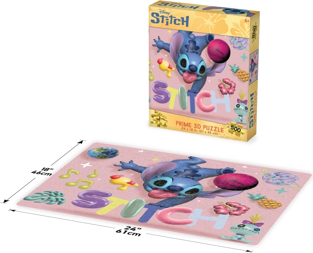 3D-Puzzle Disney Stitch, 500 Teile